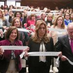 Susana Díaz presentó ayer la campaña del Instituto Andaluz de la Mujer