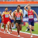 Un momento de la carrera de 1.500 metros en Amsterdam.