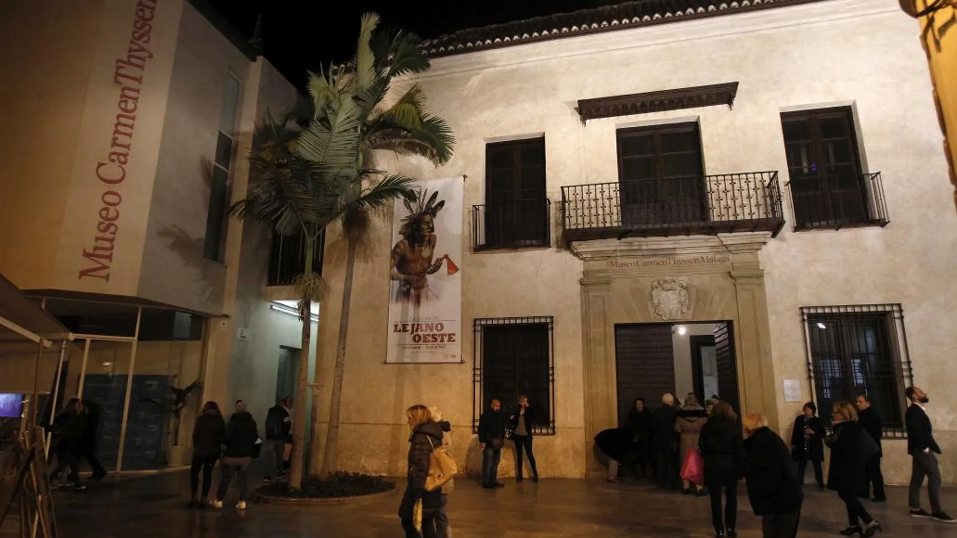 Fachada del Museo Carmen Thyssen de Málaga