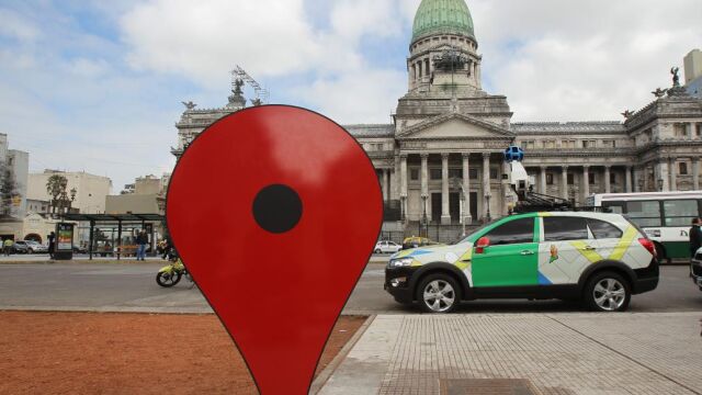 El coche de Google en Buenos Aires, en una imagen de archivo
