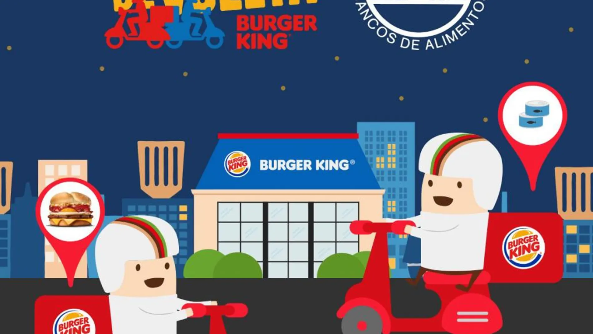 Burger King y los Bancos de Alimentos se alían para conseguir 150.000 kilos de alimentos