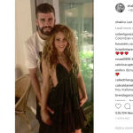 Shakira y Piqué en la foto que ha compartido la cantante en Instagram