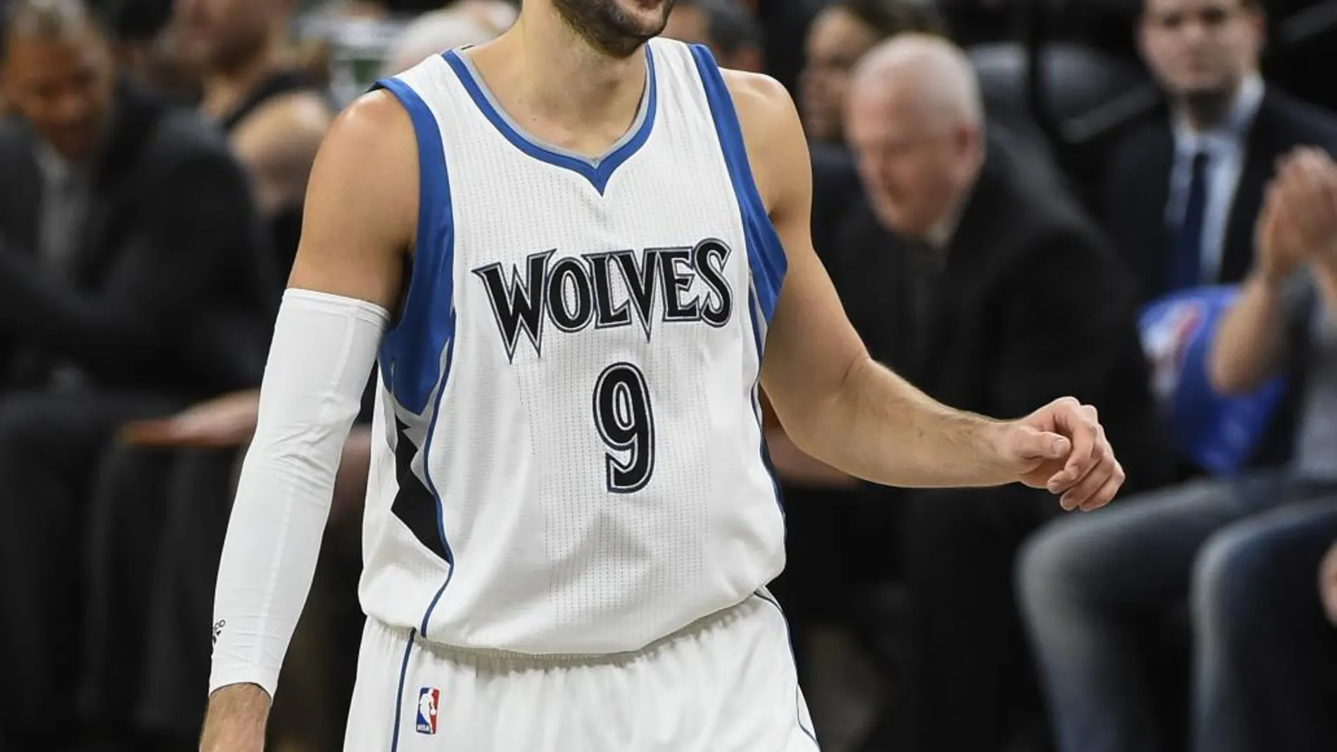 El jugador Ricky Rubio de Minnesota Timberwolves