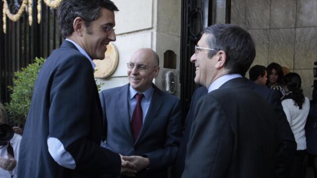 Madina y Patxi Lopez, en una imagen de archivo de 2013