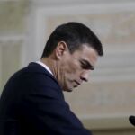 El líder del PSOE, Pedro Sánchez