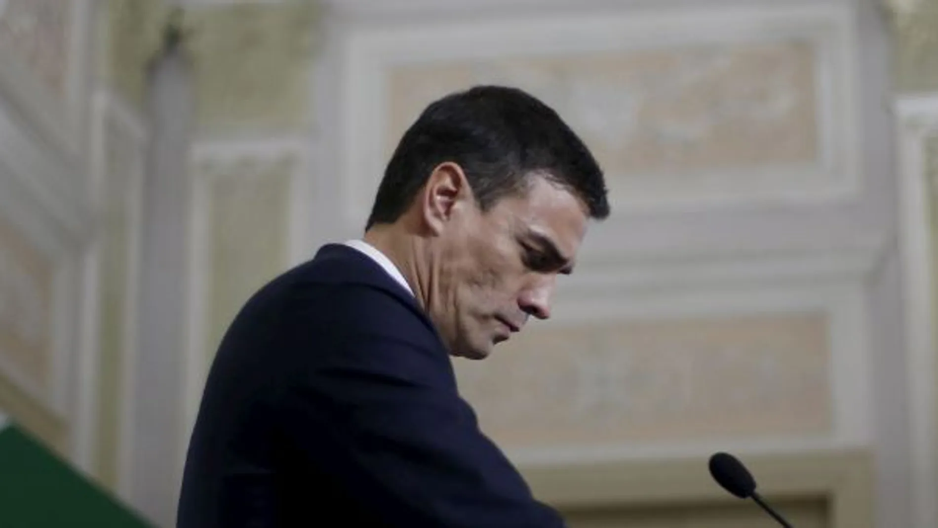 El líder del PSOE, Pedro Sánchez