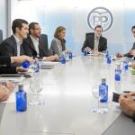 Mariano Rajoy presidió ayer el comité de Dirección del PP