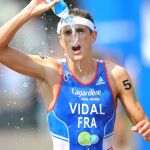 El Triatleta francés Laurent Vidal