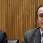 Alonso junto a Mariano Rajoy, en una imagen de archivo