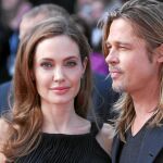 Angelina Jolie junto a Brad Pitt, a quien pidió el divorcio el 19 de septiembre