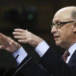 El ministro de Hacienda, Cristóbal Montoro