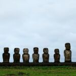 Ahu Tongariki, el mayor altar de moáis de Isla de Pascua, a unos 20 kilómetros de Hanga Roa / Efe