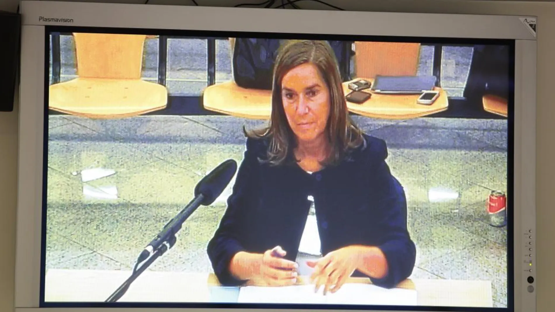 Ana Mato durante su declaración en el juicio del caso Gürtel en la Audiencia Nacional