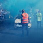 Los taxistas protestaron el día 16 contra el transporte de viajeros en turismos de alquiler con conductor