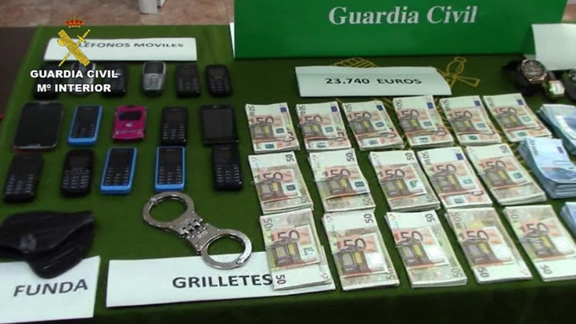 Desarticulada una banda de narcotraficantes que trasladaba hachís de Málaga a Francia