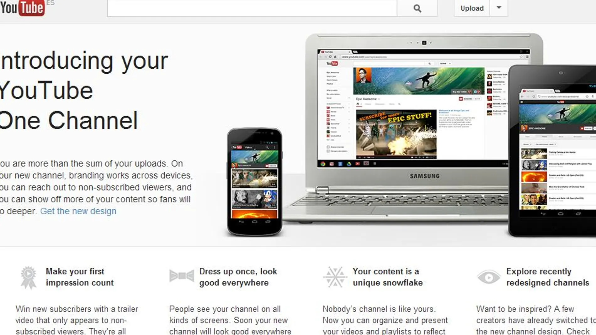 El nuevo diseño de YouTube, disponible para todos