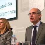 El presidente de la Diputación de Salamanca, Javier Iglesias, y la vicepresidenta Chabela de la Torre presentan la V Estrategia de Empleo e Impulso Socioeconómico de la provincia