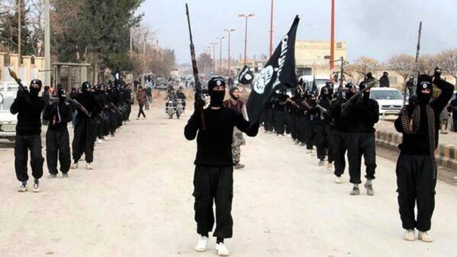 Guerrilleros del Estado Islámico, en una imagen de archivo