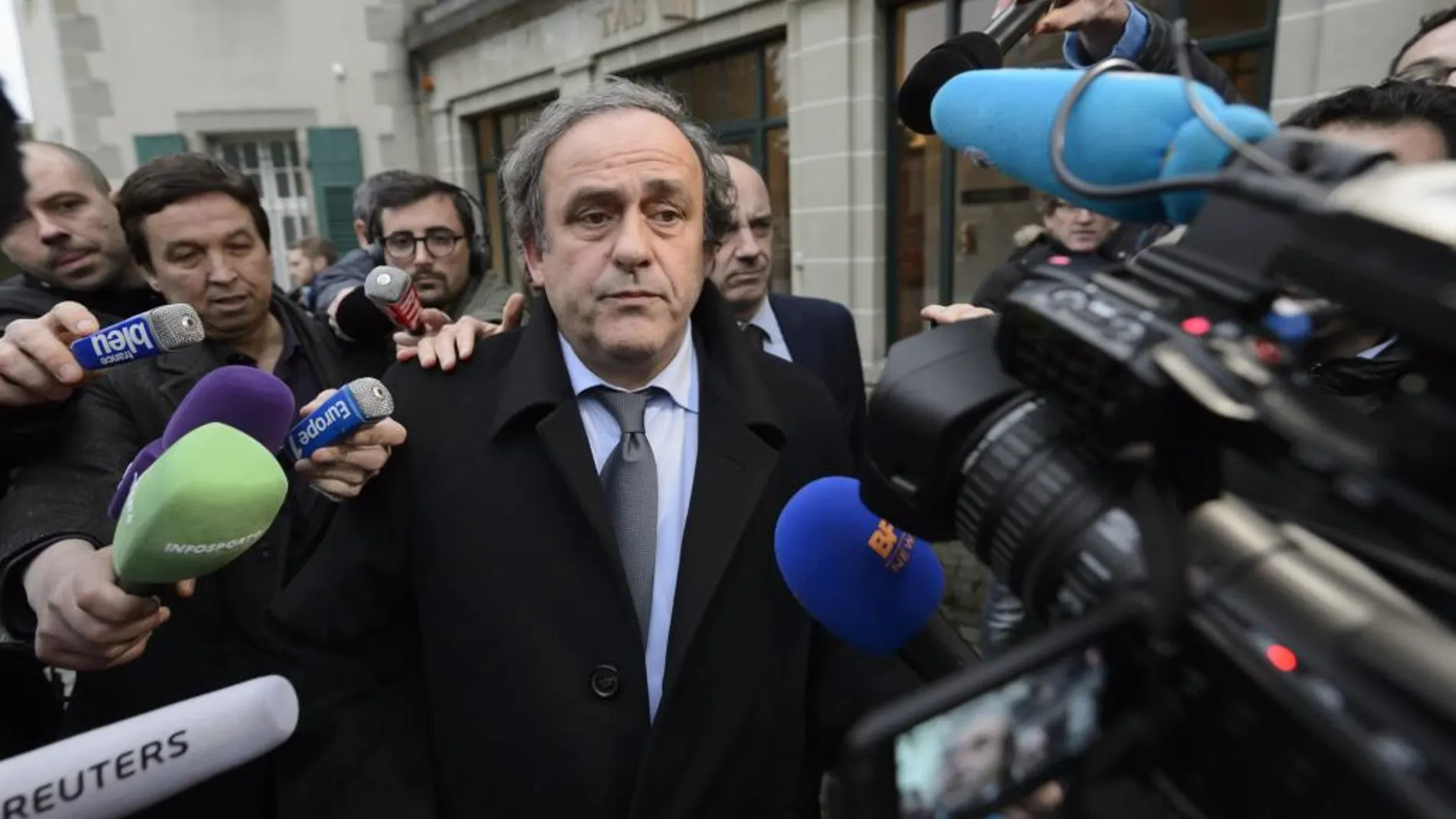 El suspendido presidente de la UEFA, Michel Platini