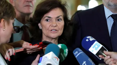 La vicepresidenta del Gobierno, Carmen Calvo/Foto: Efe