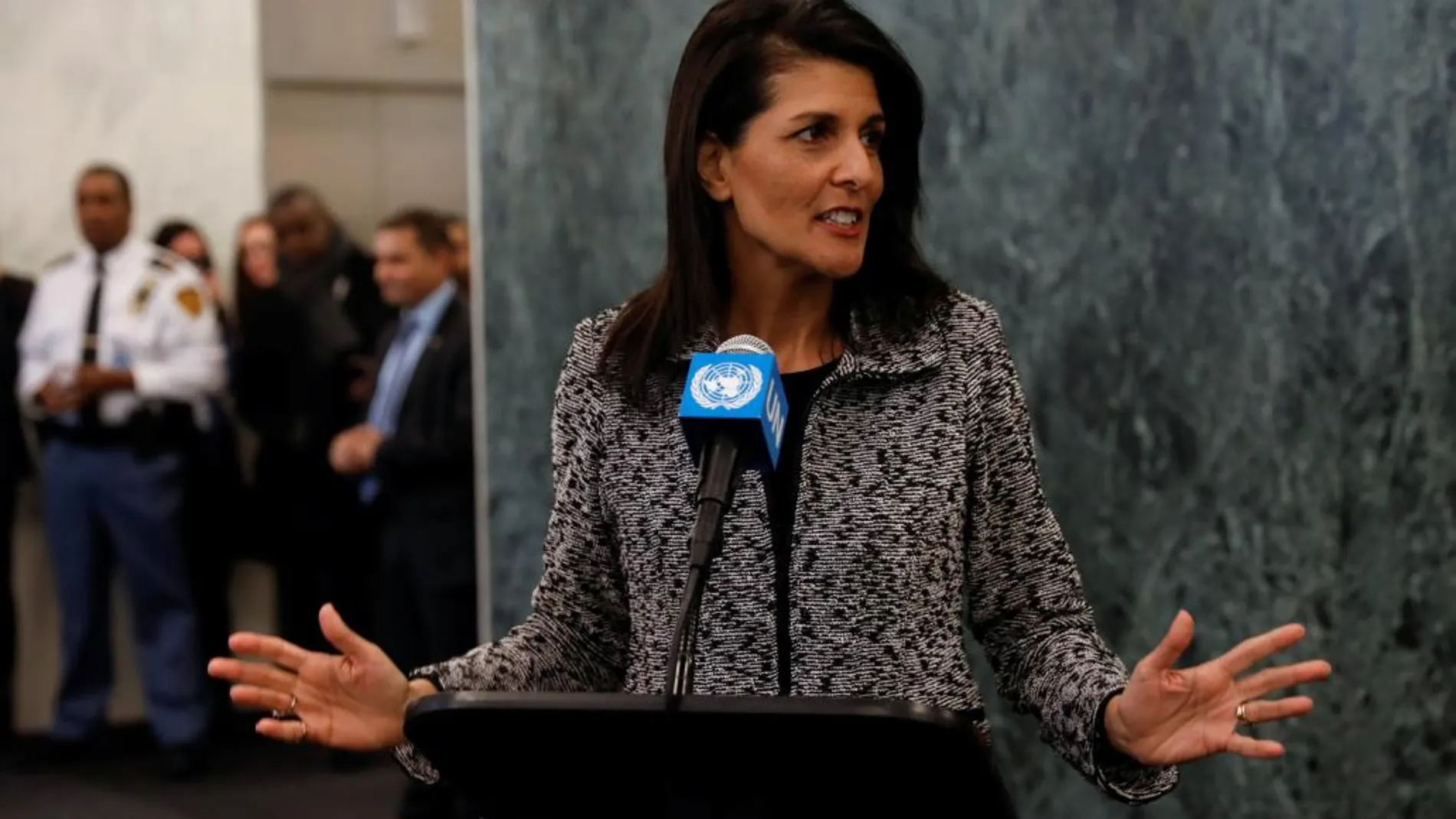 La nueva embajadora de Estados Unidos en la ONU, Nikki Haley