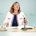 La consejera de Agricultura y portavoz de la Junta de Castilla y León, Milagros Marcos, en rueda de prensa.
