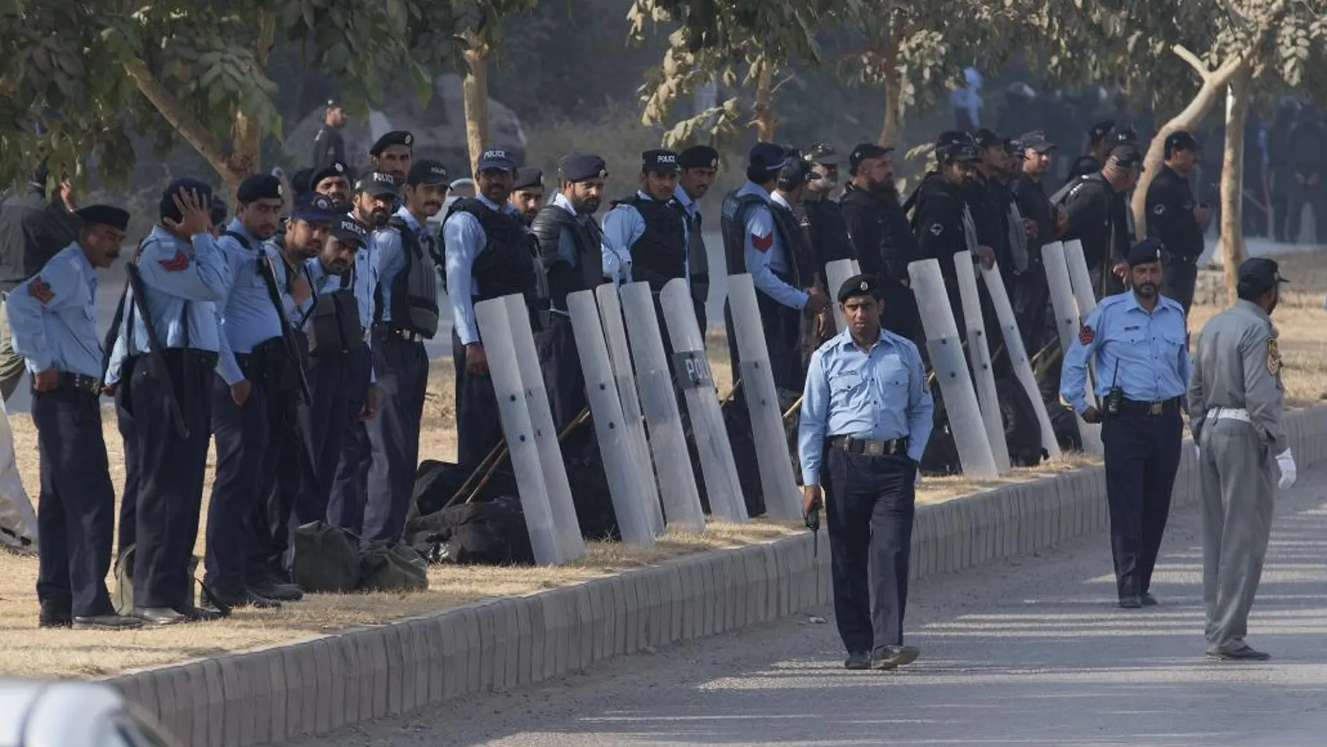 Miembros de la policía de Pakistán