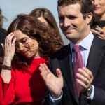 Pablo Casado en un acto del partido la pasada semana