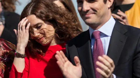 Pablo Casado en un acto del partido la pasada semana