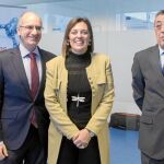 La consejera Milagros Marcos presenta el Mapa de Salamanca, junto a Javier Iglesias y Bienvenido Mena