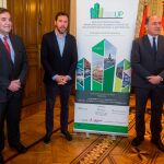 Óscar Puente presenta el proyecto junto al concejal Antonio Gato e Ignacio Castellote, representante de El Corte Inglés