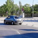 La infracción fue con el coche oficial