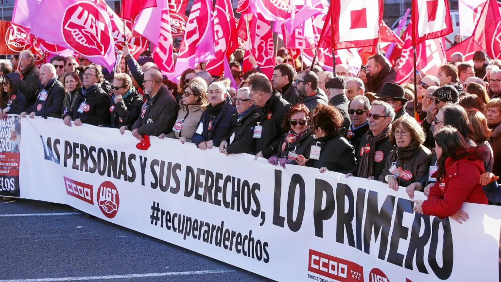 Apenas 4.000 manifestantes protestaron en las calles de Madrid el pasado 18 de diciembre convocados por los sindicatos