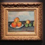 Vista de la obra "Les Pommes"del pintor francés Paul Cézanne