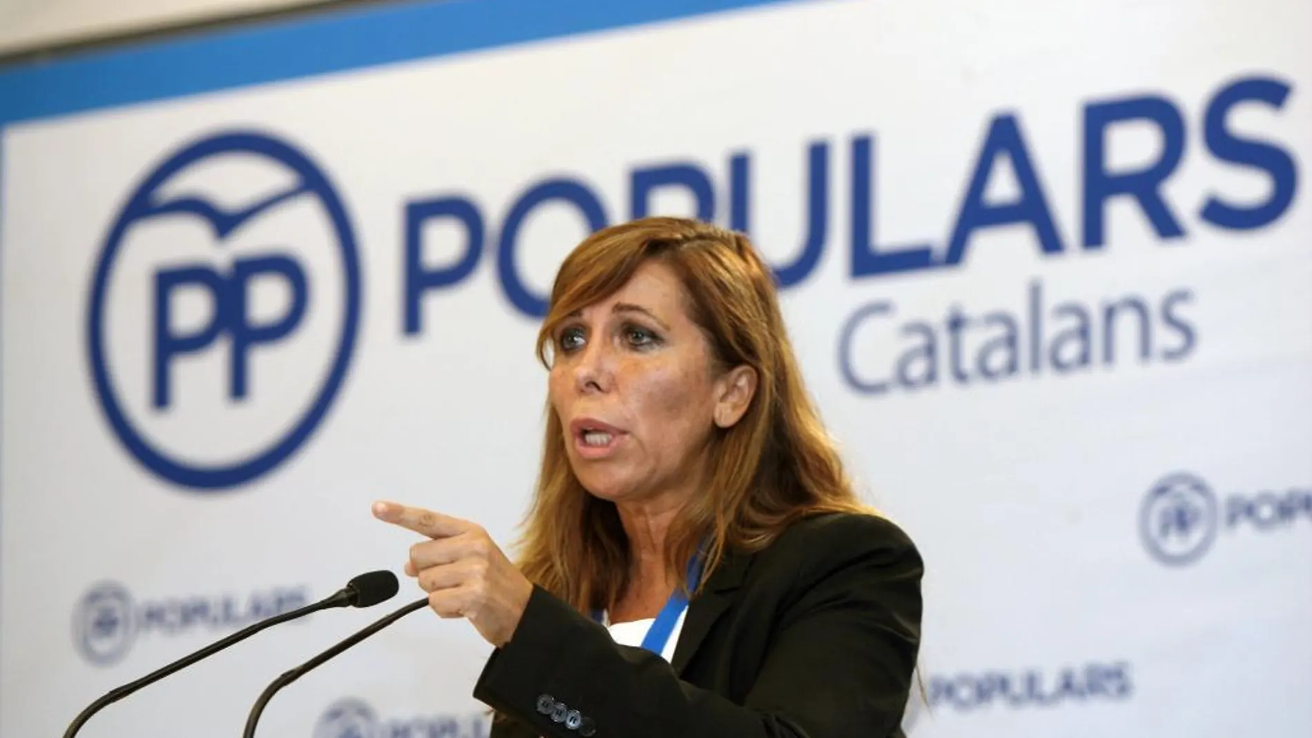 La presidenta del Partido Popular Catalán, Alícia Sánchez-Camacho