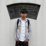 El joven activista Joshua Wong