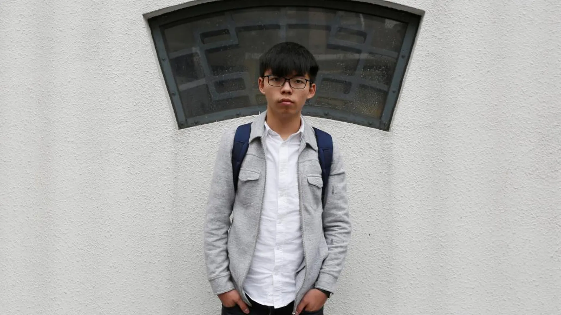 El joven activista Joshua Wong