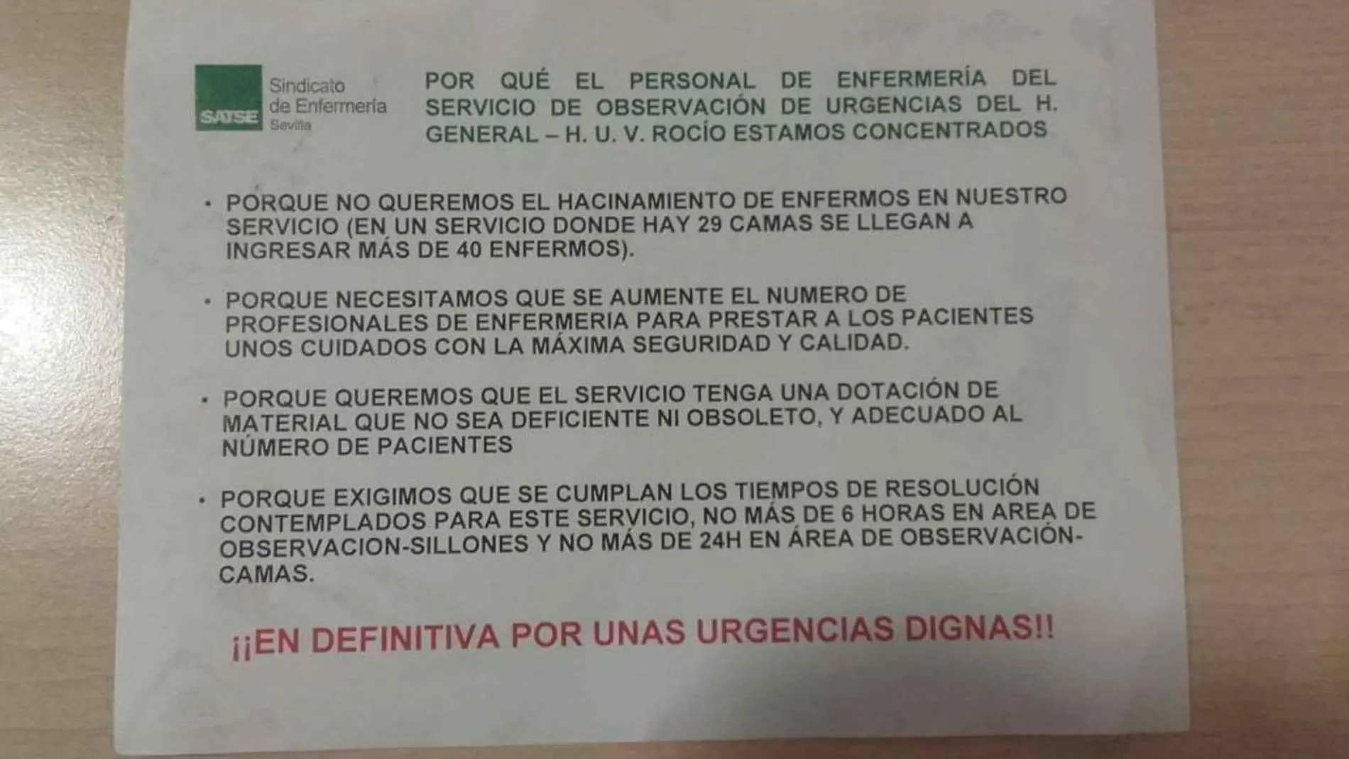Contra el hacinamiento, la falta de medios y los tiempos de espera