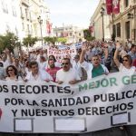 Las protestas por los recortes en Sanidad se extienden a Sevilla
