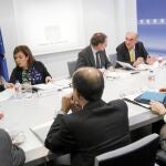 Reunión de ayer para abordar el acuerdo de regeneración democrática