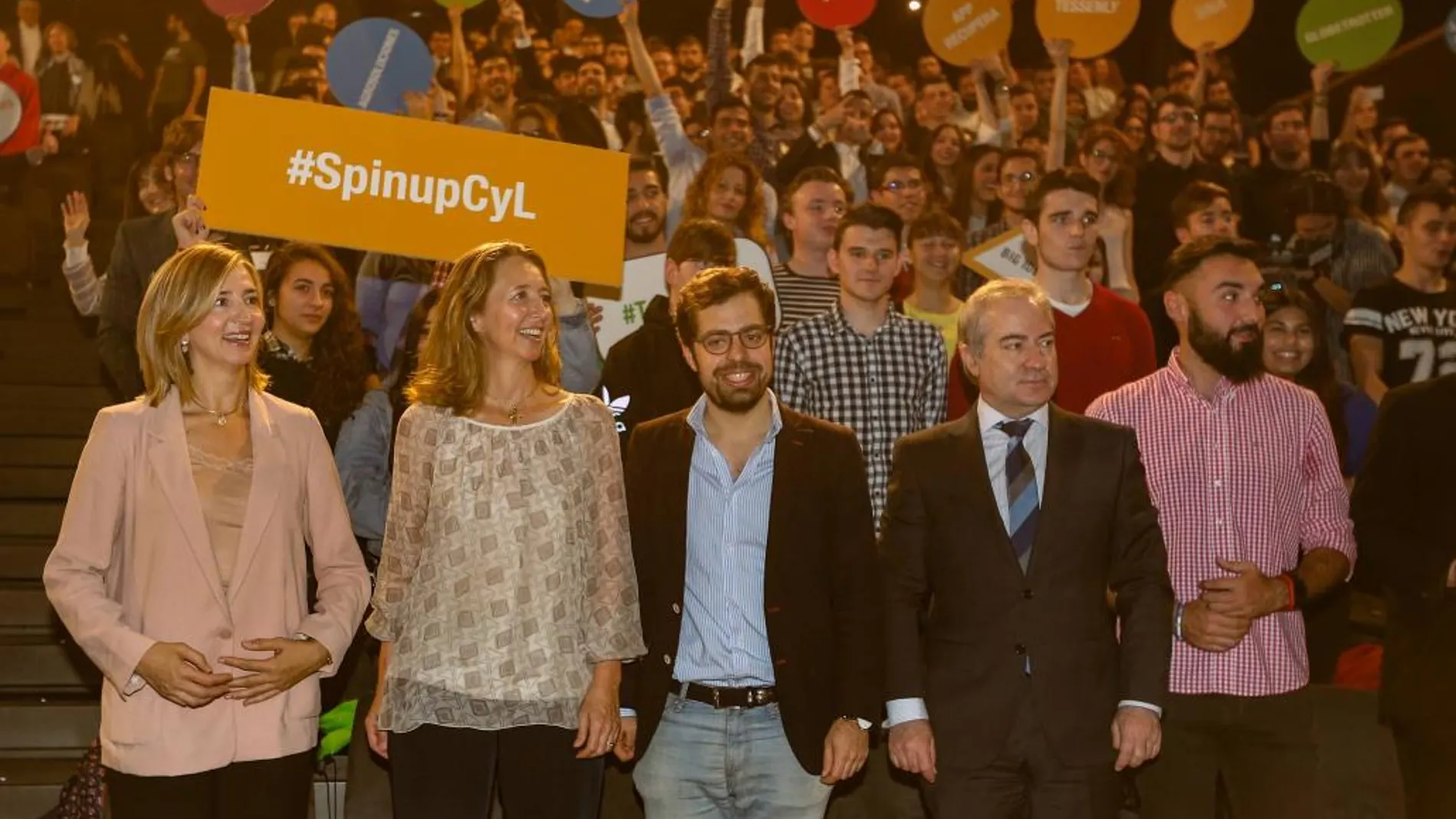 Alicia García y Eduardo Carazo, entre otras autoridades en la fase final de Spinup CyL desarrollada en Valladolid