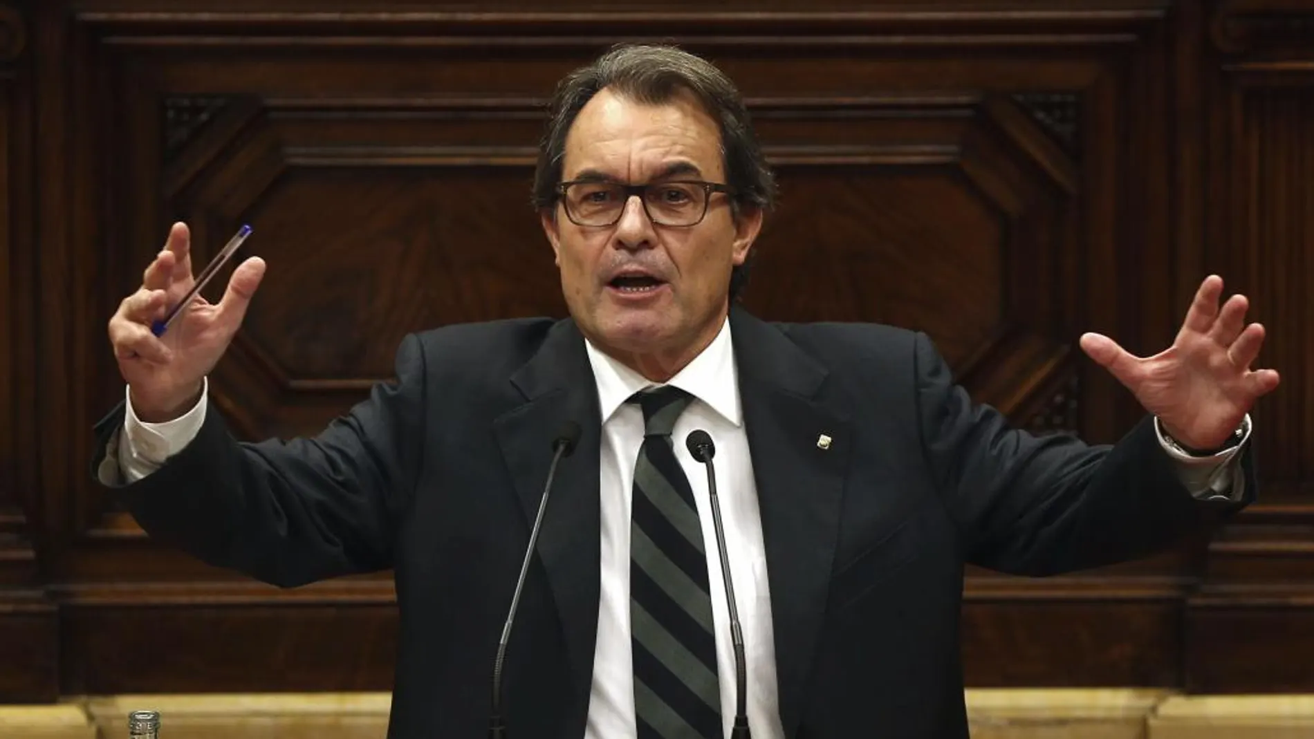 El candidato de Junts pel Si, Artur Mas