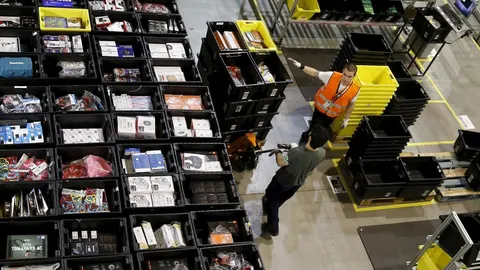 Almacén de Amazon en Madrid
