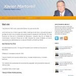 Página web de Xavier Martorell, director de Servicios Penitenciarios de la Generalitat