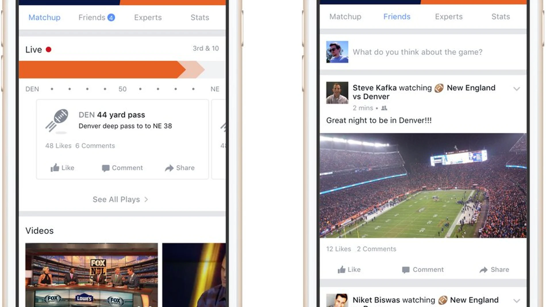 «Sports Stadium», la nueva aplicación deportiva de Facebook