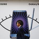 Un anuncio del Galaxy Note 7 en Londres