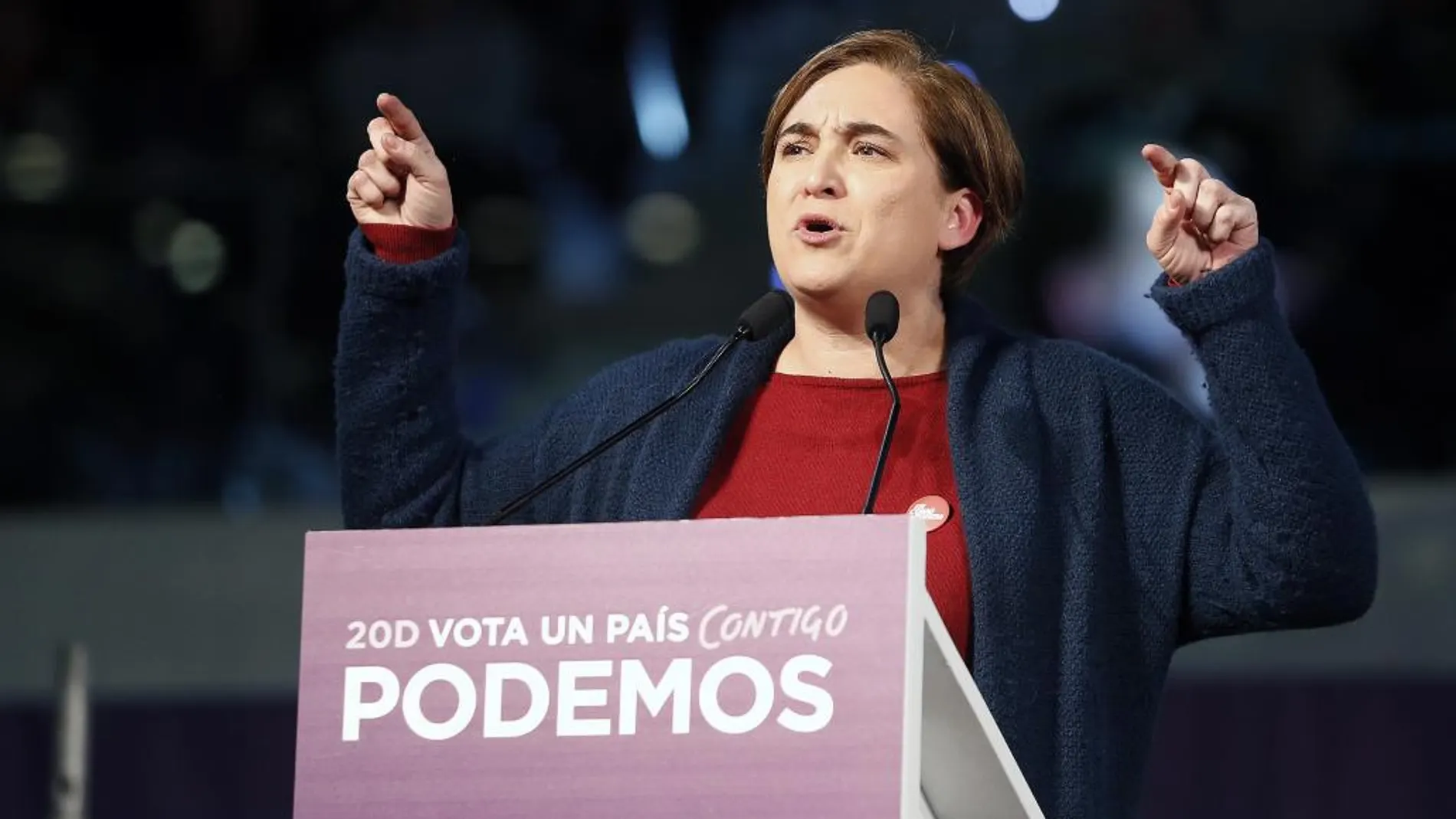 La alcaldesa de Barcelona, Ada Colau