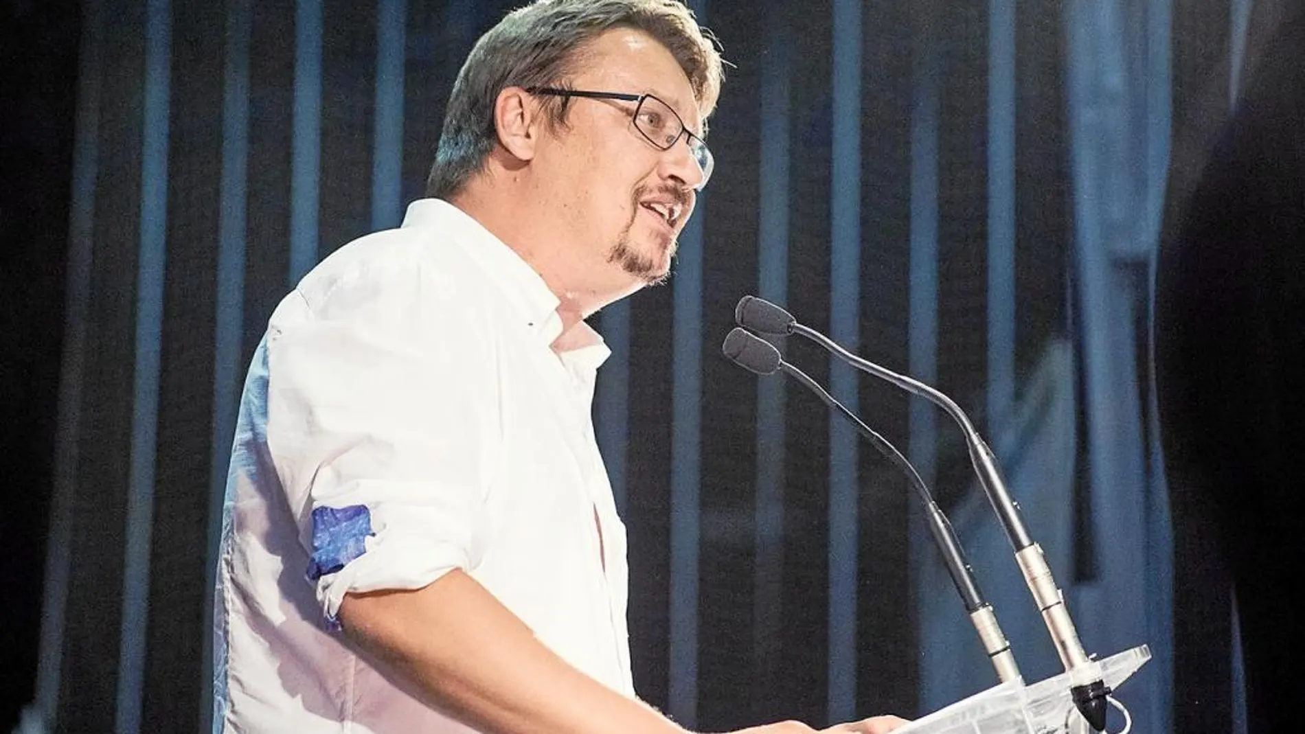 El líder de En Comú Podem en el Congreso, Xavier Domènech
