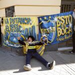 La peña de Boca Juniors en Madrid se prepara para la final de la Copa Libertadores/Efe