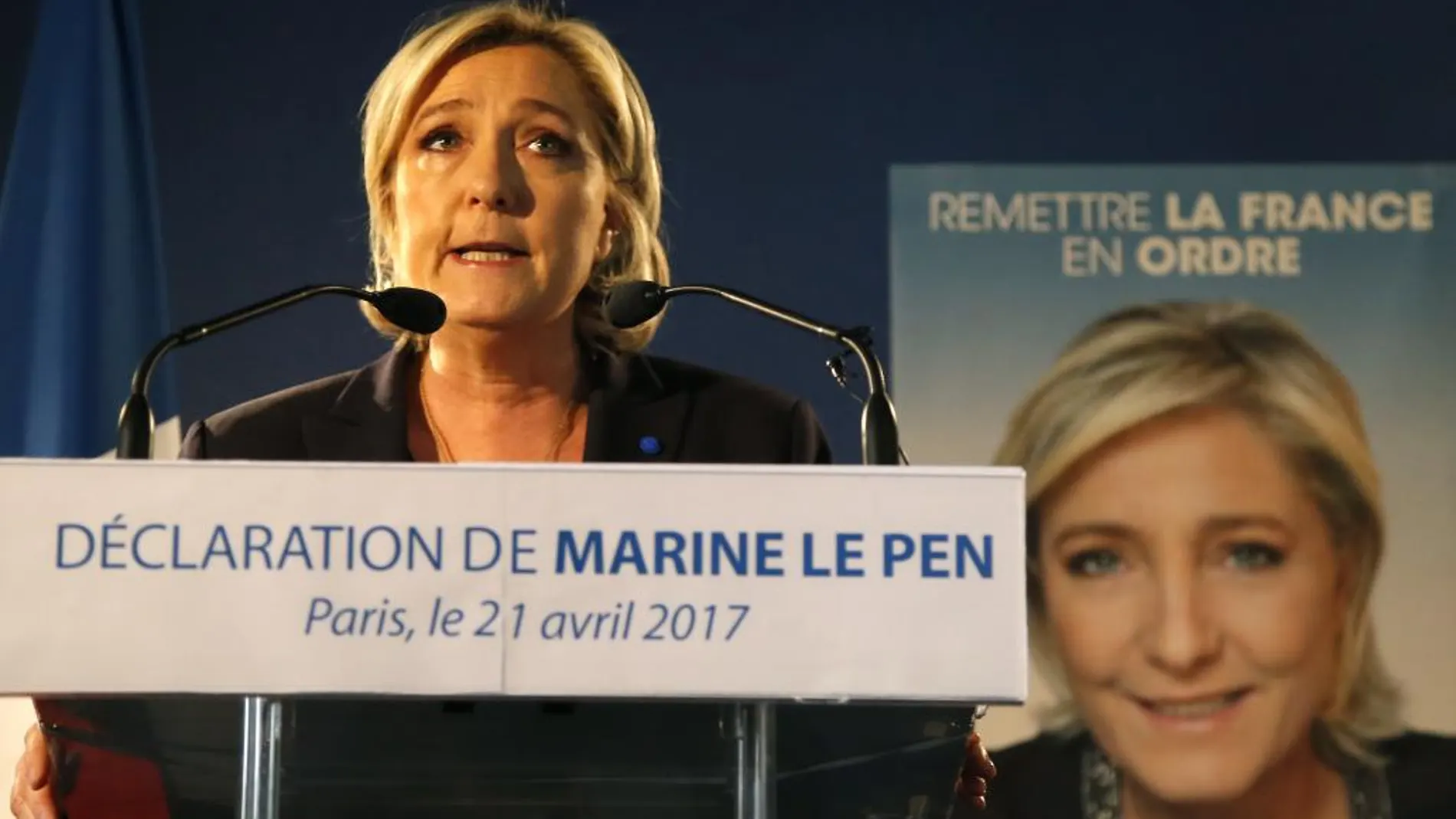 La ultraderechista Marine Le Pen.